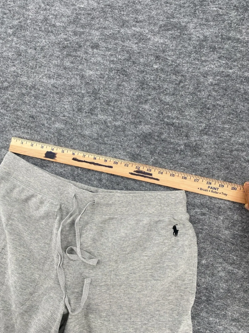 Polo Ralph Lauren Men's Waffle Knit Sleep Jogger Pants - Gray XL - Picture 6 of 11